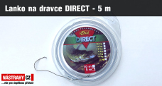 Jemné lanko pre náväzce na dravca DIRECT - 5 m