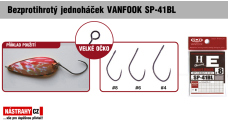 Bezprotihrotý jednoháčik VANFOOK SP-41BL