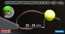 Wolfrám BL jig H15S #6 - 13 mm