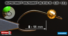 Wolfrám BL jig H15S #8 - 11 mm