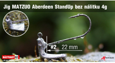 MATZUO Aberdeen standup bez náliatka veľ. 2 - 22 mm - 5 ks