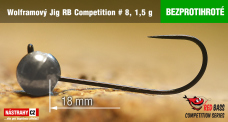 Bezprotihrotý wolfrámový RB Competition #8 - 18 mm
