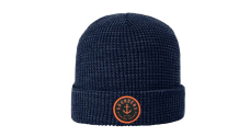 Zimná čiapka GRUNDÉNS Anchor Waffle Beanie - Navy