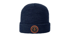 Zimná čiapka GRUNDÉNS Anchor Waffle Beanie - Navy