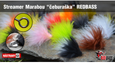 Streamer Marabou "čeburaška" REDBASS