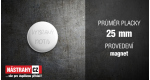 průměr 25 mm - magnet +0,24 €